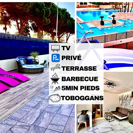 Village Piscines Bord De Hébergement de vacances Portiragnes