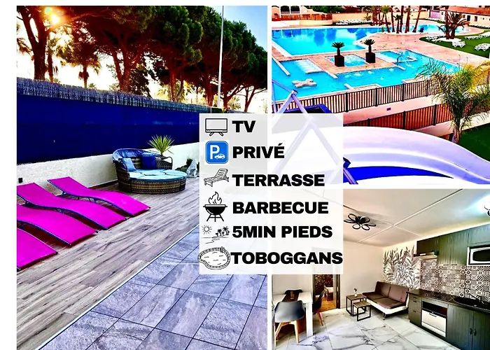 Maisons Village Parc Aquatique En Bord De Ferienhaus Portiragnes